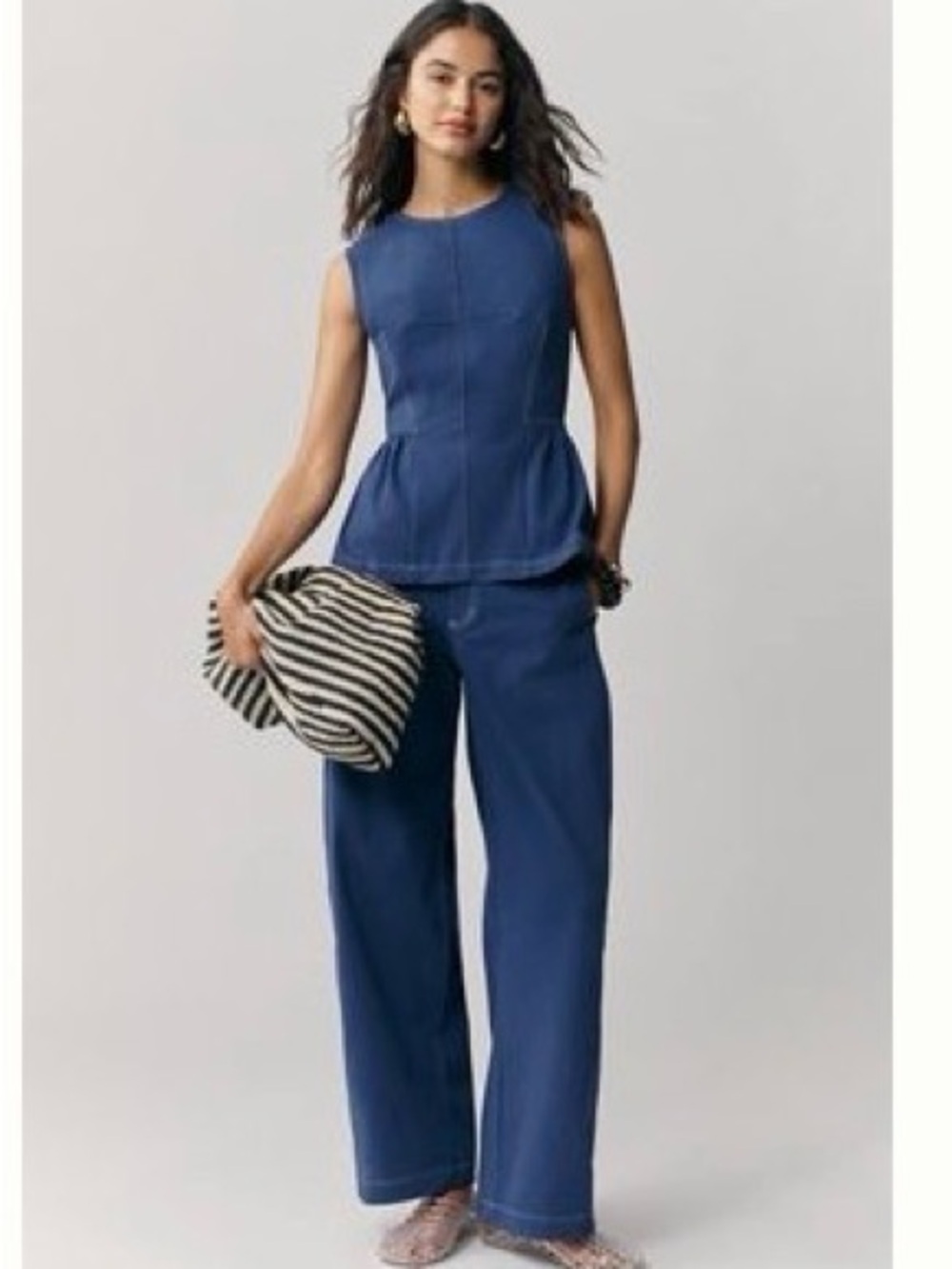 Anthropologie Maeve Curve Puddle Pants, NWT, 10